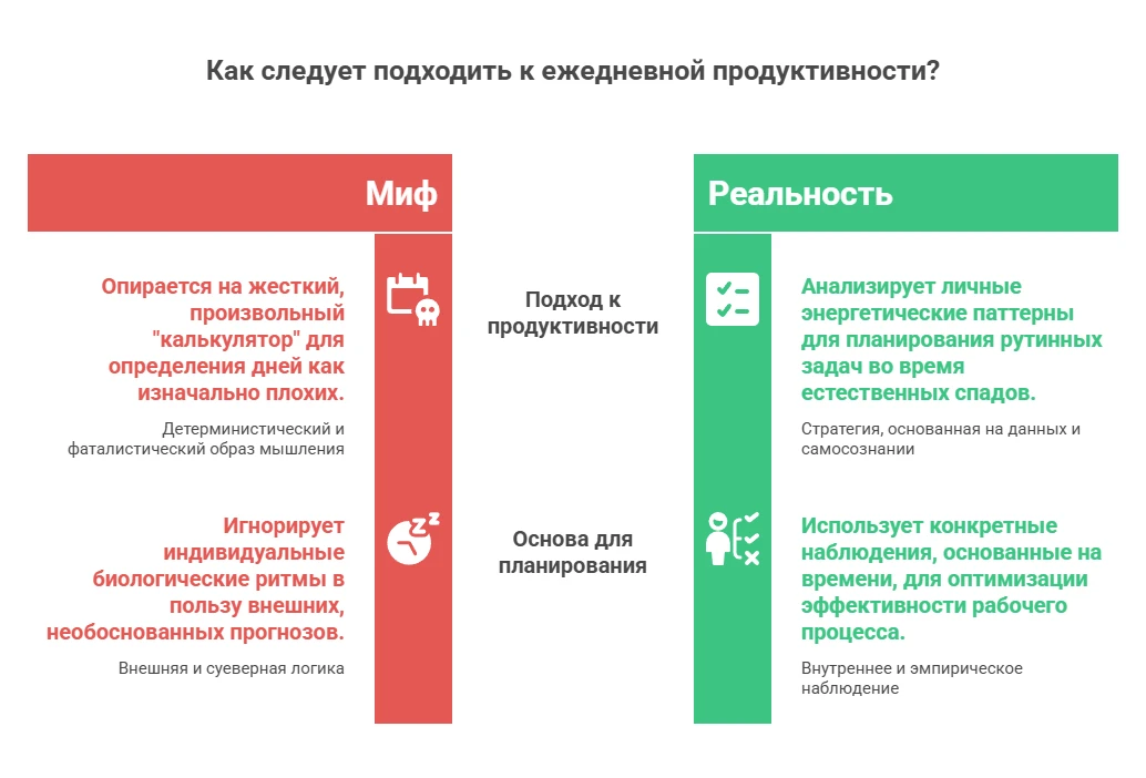 Биоритмы: мифы и реальность